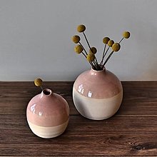 Dekorácie - Set dvoch "Hygge" váz  - veľká a malá - 13056103_