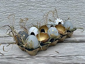 Dekorácie - Betónové vajíčka Ups - 13055702_