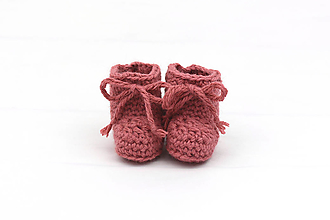 Detské topánky - Červené papučky zimné ALPACA - 13059832_