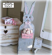 Dekorácie - Veľká dekorácia "Bunny girl" - 13059113_