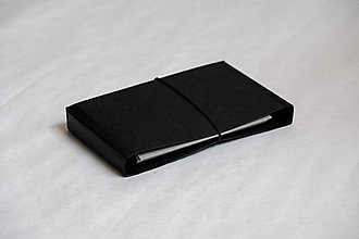 Papiernictvo - Prírodný zápisník Z LESA (Čierny obal na zápisník Z LESA) - 13065829_