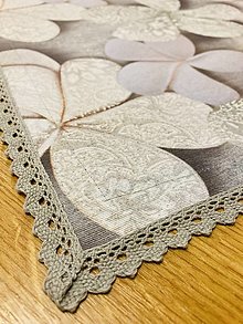 Úžitkový textil - Prestieranie-  kamene kvety 2 - 13063661_