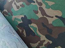Textil - VLNIENKA DEKA a PRIKRÝVKA 100 % merino top super Camuflage khaki Maskáč - 13070969_