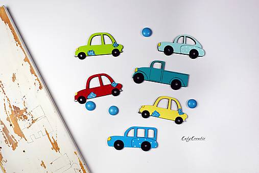 Tabuľky - Sada retro autíčok-SKLADOM - 13071738_