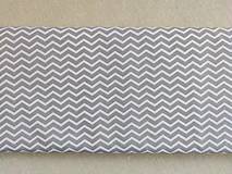 Textil - VLNIENKA Deka / prikrývka 100 % bavlna a 100% Merino top super wash CHEVRON GREY Francúzsko šedý cik cak - 13073506_