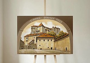 Obrazy - Oravský hrad 3 obraz - 13074409_