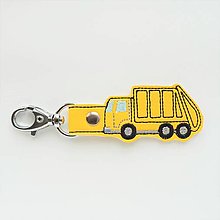 Kľúčenky - Prívesok smetiarske auto - 13072322_