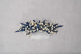Ozdoby do vlasov - Kvetinový hrebienok "svitanie v Provence" - 13073539_