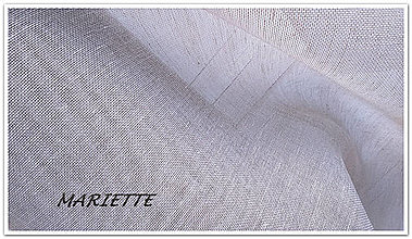 Textil - NOVINKA 100% len "záclonkový" LATTE - 13075866_