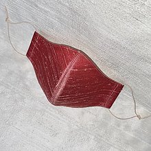 Rúška - Rúško tvarovane HODVAB EXKLUSIV IV.  (IV-staroružová) - 13076087_
