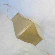 Rúška - Rúško tvarovane HODVAB EXKLUSIV IV.  (IV-zlata) - 13076138_