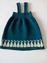 Detské oblečenie - Detská pletená sukňa - 13077301_