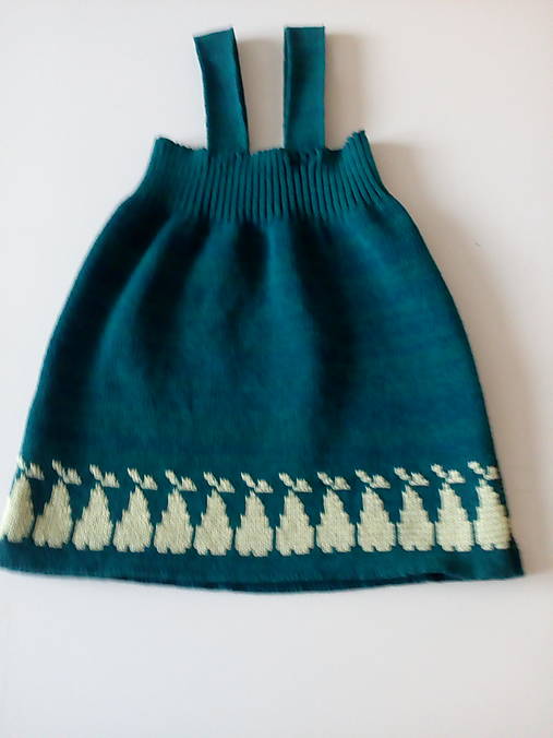 Detská pletená sukňa