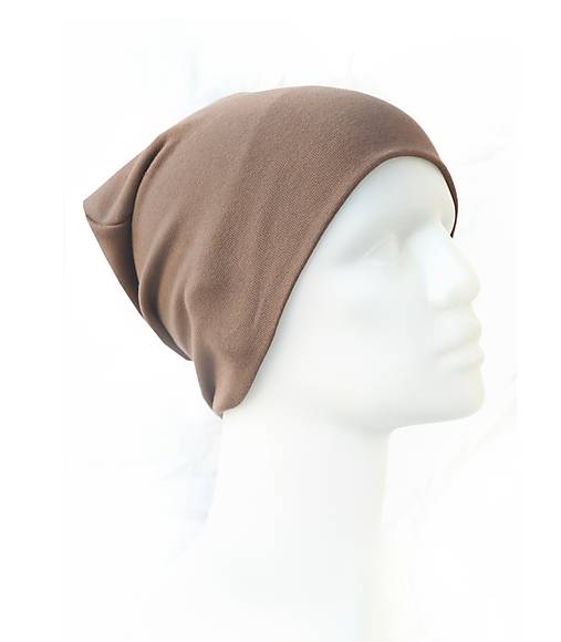 Detské čiapky - Čiapka Elastic kakaová - 13079413_