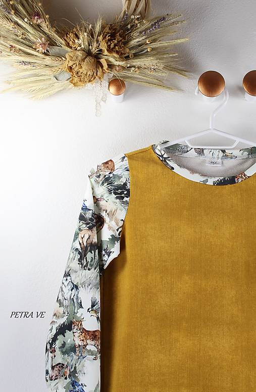 Detské oblečenie - Detské tričko - OKER, V LESE - 13075532_