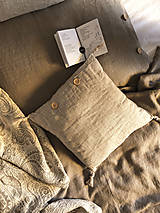 Úžitkový textil - Ľanové obliečky Michaela - 13077611_