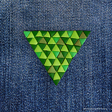 Brošne - Magic triangle geometry brošňa (trojuholník) - 13078825_