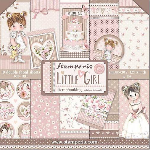  - Scrapbook papier Stamperia 12x12 Little Girl - 13084586_
