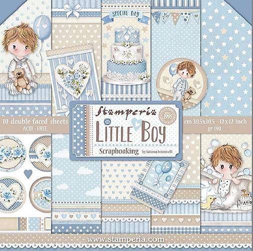  - Scrapbook papier Stamperia 12x12 Little Boy - 13084606_