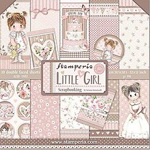 Papier - Scrapbook papier Stamperia 12x12 Little Girl - 13084586_