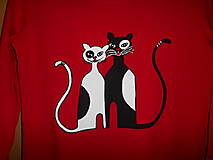 cats in love-tričko-mačky