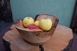 Nádoby - Masívna miska - jabloň, javor 2 - 13082089_