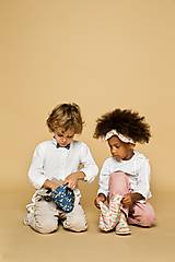 Detské oblečenie - AMEL zavinovacia košieľka biela (6-12 m) - 13087087_