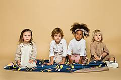 Detské oblečenie - AMEL zavinovacia košieľka biela (6-12 m) - 13087088_