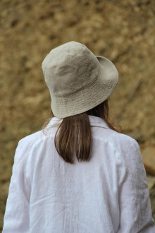Čiapky, čelenky, klobúky - BUCKEThat klobúk natural (55 cm) - 13086214_