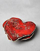 Príbory, varešky, pomôcky - tanierik srdce červené - 13087208_