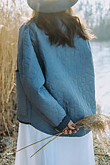 Bundy a kabáty - Kabátik Nomad - Modrý (M/L (UNI)) - 13085047_