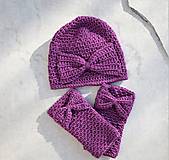 Detské čiapky - ...detská čiapka 100% MERINO vlna FUCHSIA - 13091883_