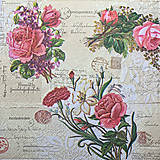 Papier - Anglické ruže - 13093384_