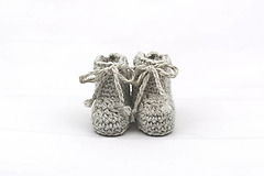 Sivé papučky zimné ALPACA
