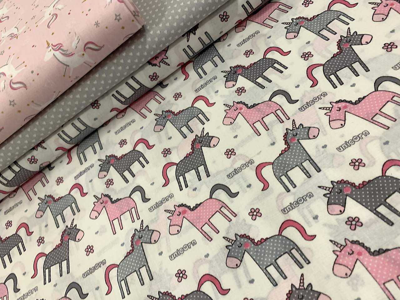 Bavlnene latky Francúzsko ❤️JEDNOROŽCI