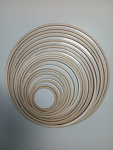 Dekorácie - Drevený kruh na výrobu lapača snov - 13095878_