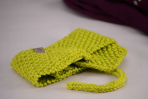 Šály a nákrčníky - Športový šálik RUNNER unisex, 100% merino (Žltozelená krikľavá) - 13096326_