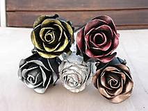 Dekorácie - kovaná ruža - 13095747_