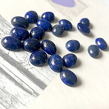 Minerály - Lapis Lazuli kabošon ovál / 10x8 mm - 13102016_