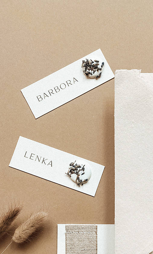 Iný materiál - Pečať biela nerazená s levanduľou - 13102652_