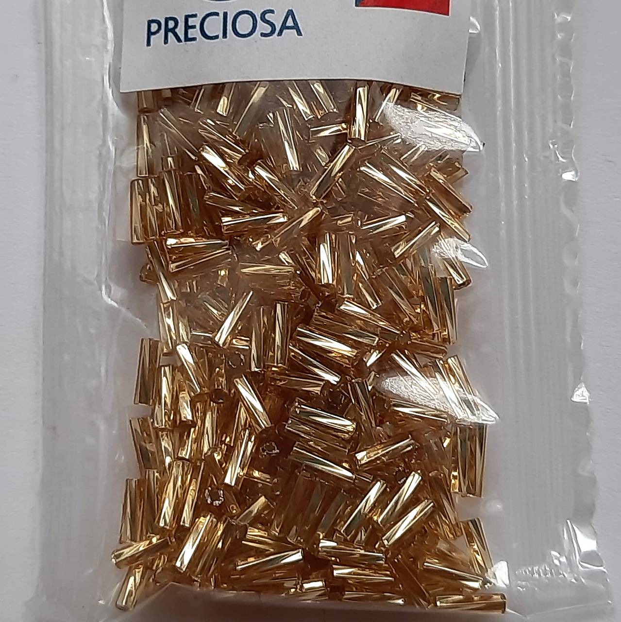 PRECIOSA-krútené tyčky (6mm-zlatá svetlá-10g)