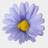 Iný materiál - umelý kvet-hlavička 4cm / 10ks (Modrá) - 13105583_