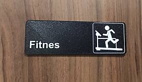 Tabuľky - Fitnes - tabuľka na dvere/stenu - 13108049_