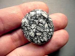 Minerály - Placka - pinolit 28 mm, č.138f - 13112179_