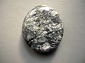 Minerály - Placka - pinolit 38 mm, č.140f - 13112184_
