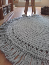 Úžitkový textil - BOHO style háčkovaný koberec - 13114682_