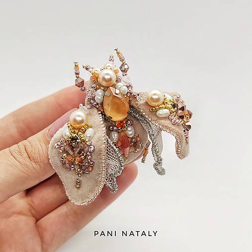 Brošne - Brošňa "Čmeliak" - 13117409_