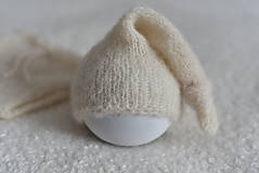 Detské čiapky - Newborn čiapočka s uzlíkom (sleepy hat) - 13118002_