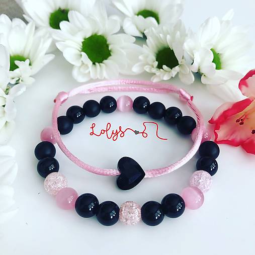 Náramky - Náramok Swarovski srdiečko - 13122627_