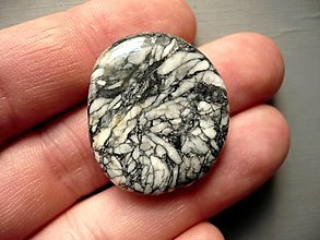 Minerály - Placka - pinolit 31 mm, č.395f - 13125550_